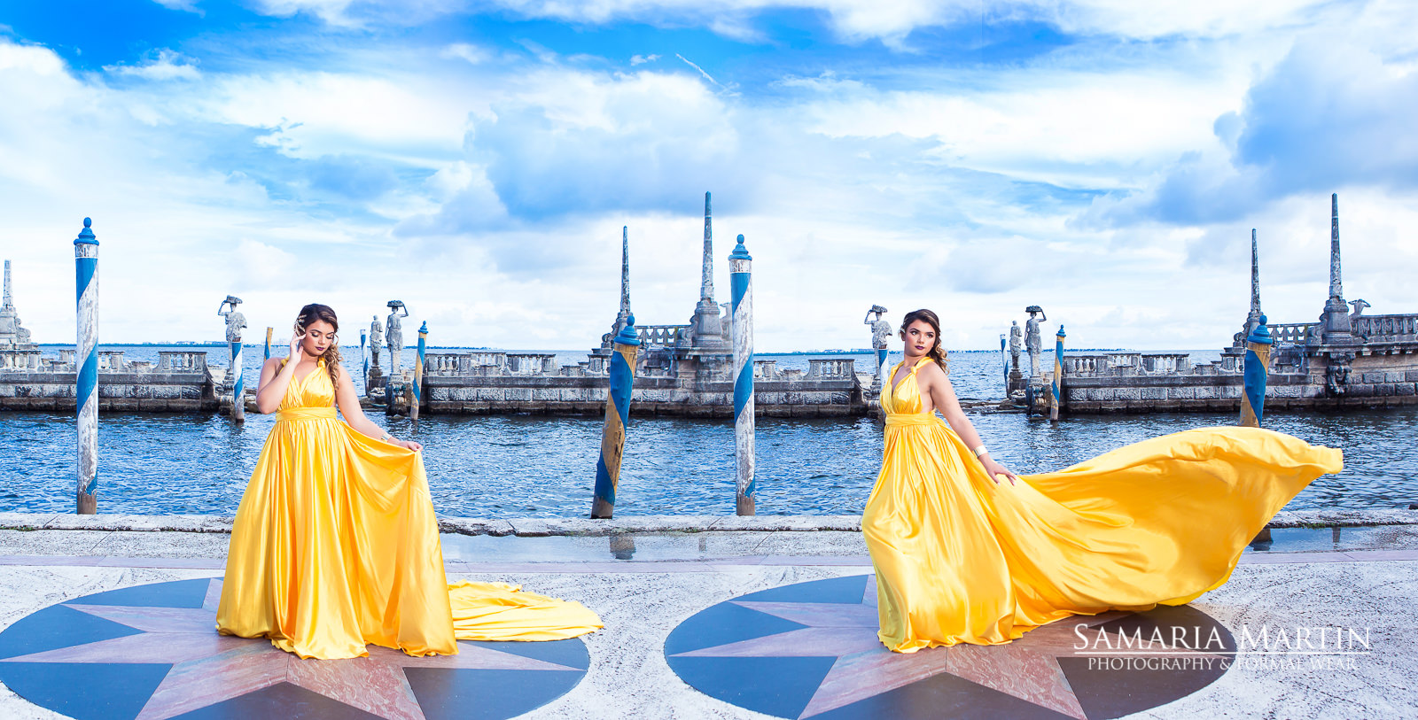 Vizcaya Quince, yellow fantasy dress