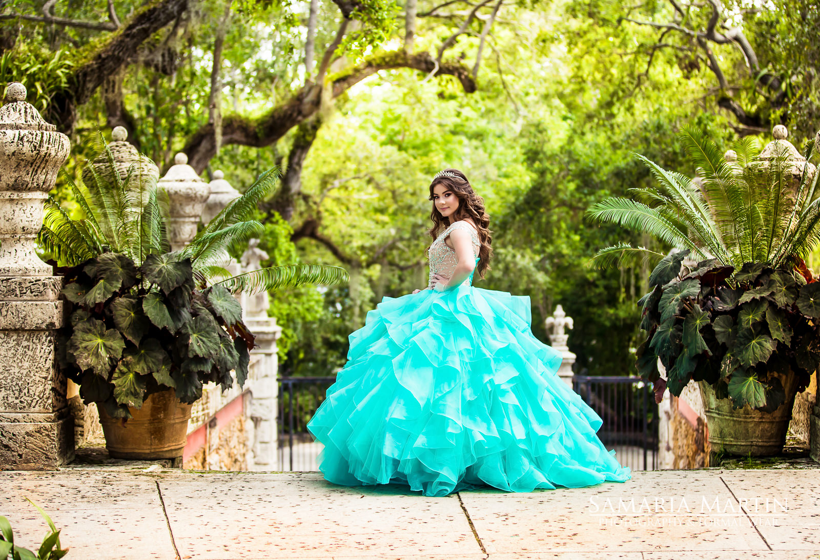 Morilee quince dress Vizcaya 