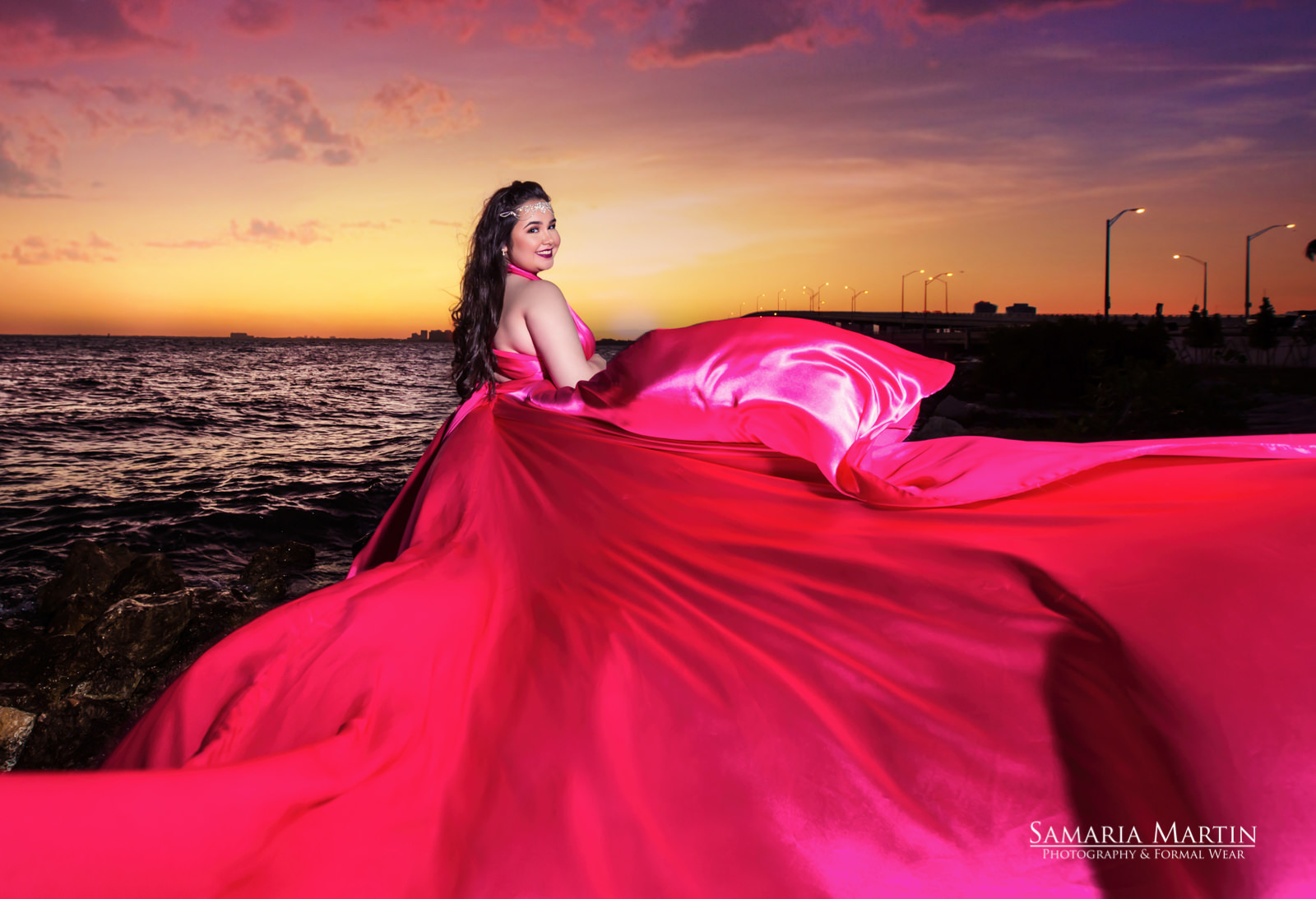 Miami Beach quinceanera photoshoot, quinceaneras in Miami Beach, miami quinces, Samaria Martin