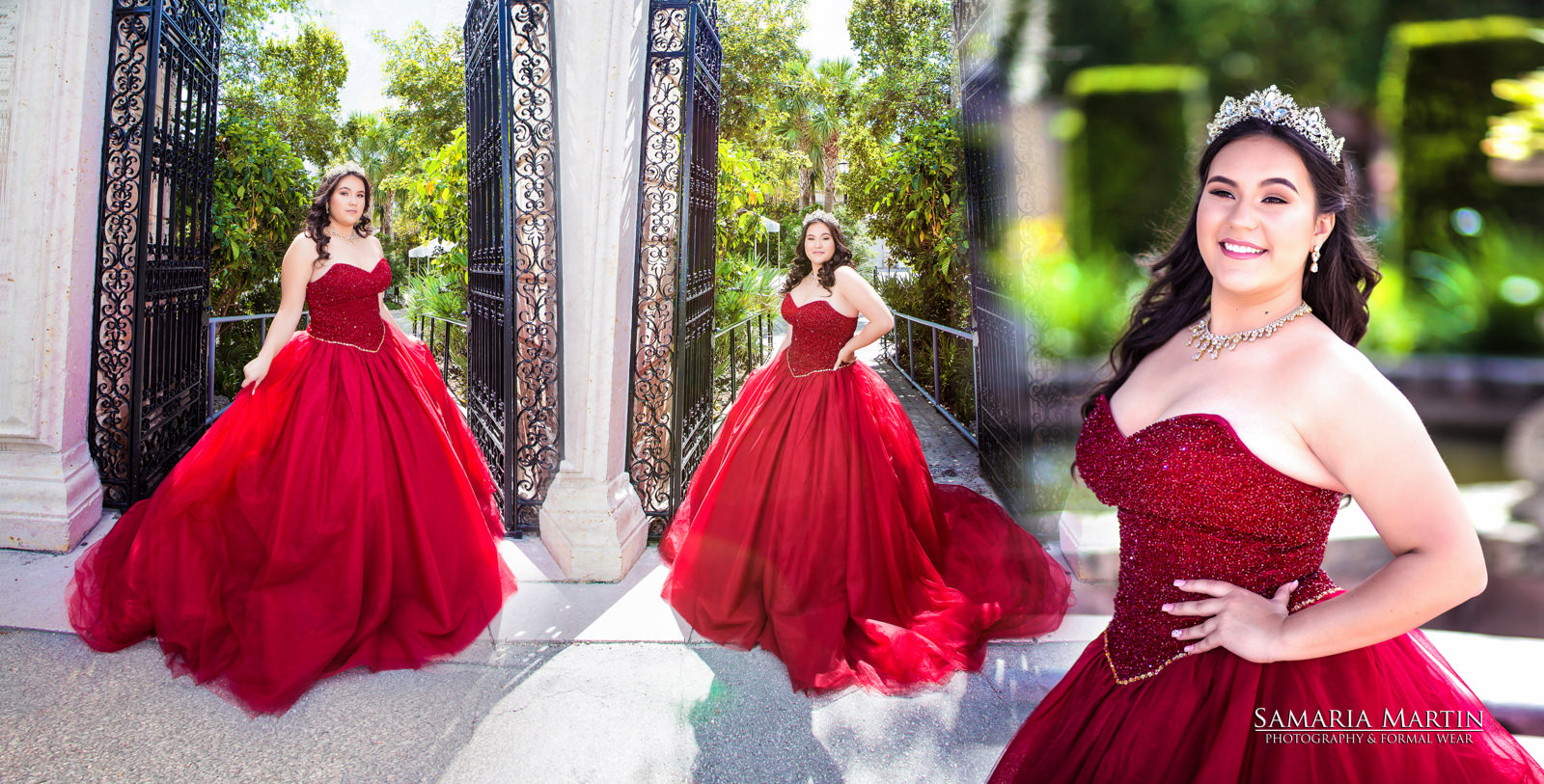 Photoshoot Cruz Building, custom photoshoot quinceanera, quinceanera morilee dresses, Samaria Martin best photographer in Miami, the best quinceaneras photoshoot in Miami