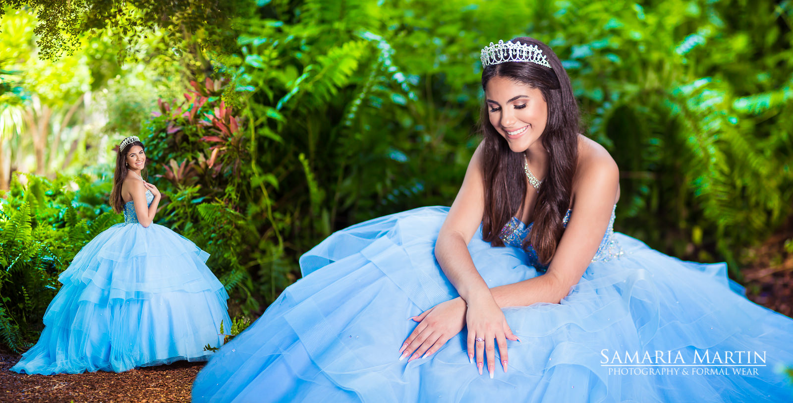 Morilee Dress Quince Miami Store, Quince dress rental, secret garden