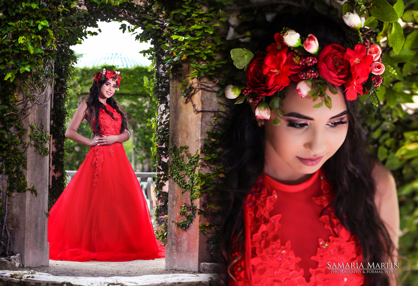 Quinceanera photoshoot with a horse, Best quinceaneras pictures, Best photographer in Tampa, Samaria Martin Photographer