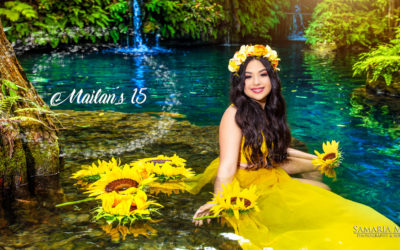 Quinceanera with Sunflowers