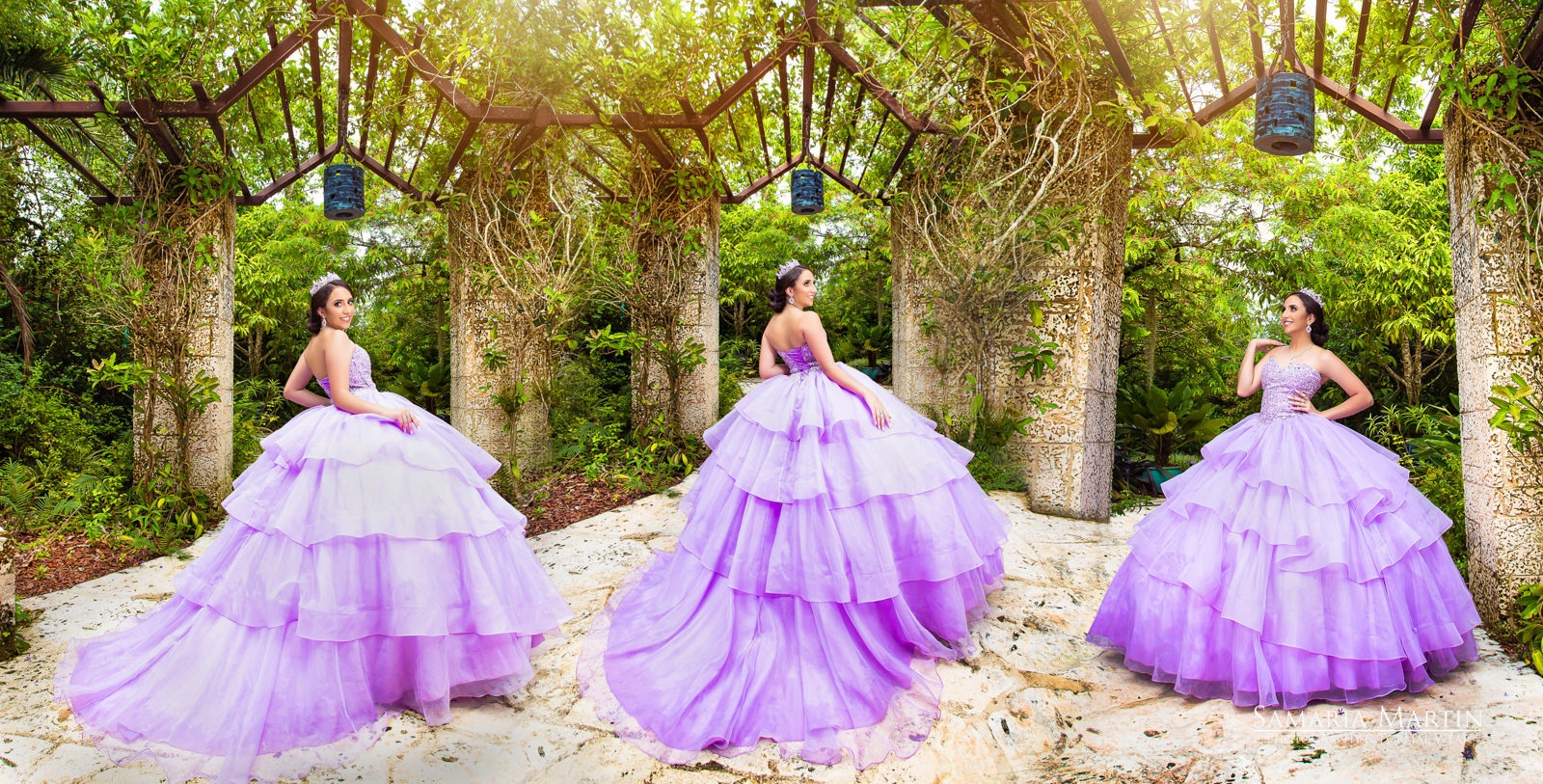 Photos with violet dress, where to buy dresses quinceaneras, mejor fotografo de quinces en Tampa, unicas fotos de quinceaneras en Tampa