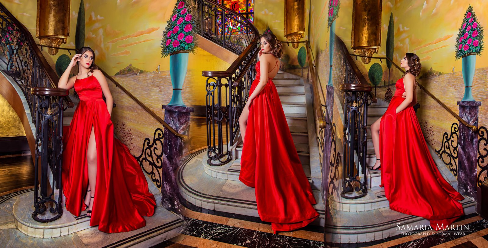 Quince Photography, mejores sesiones de fotos para quinceaneras en Miami, red quinceanera dresses, quinceanera best photoshoot, Samaria Martin 2