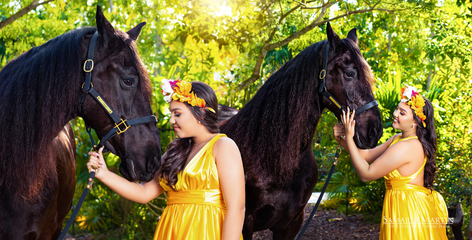 Quinceaneras dresses 2021, Quincenera with horse photoshoot, Best quinceaneras pictures, Best photographer in Miami, Samaria Martin Photographer 2