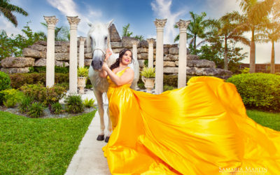 Quinceanera Photoshoot with horse