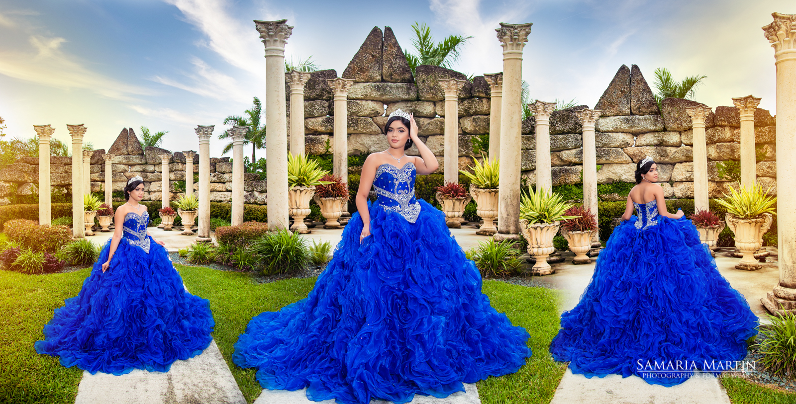 Quinceanera Miami, Quince Photography, Quinceanera Photo Studio, Blue Dresses, Samaria Martin photography (1)