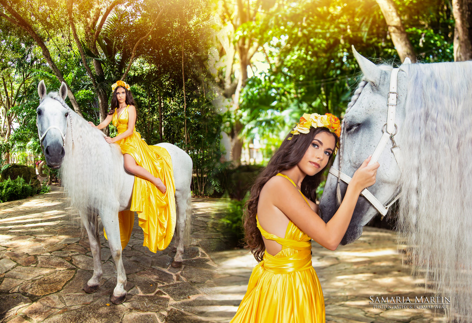 Quinceaneras dresses 2022, quinceanera with horses photoshoot, best quinceaneras pictures, best photographer in Miami, Samaria Martin Photographer 3