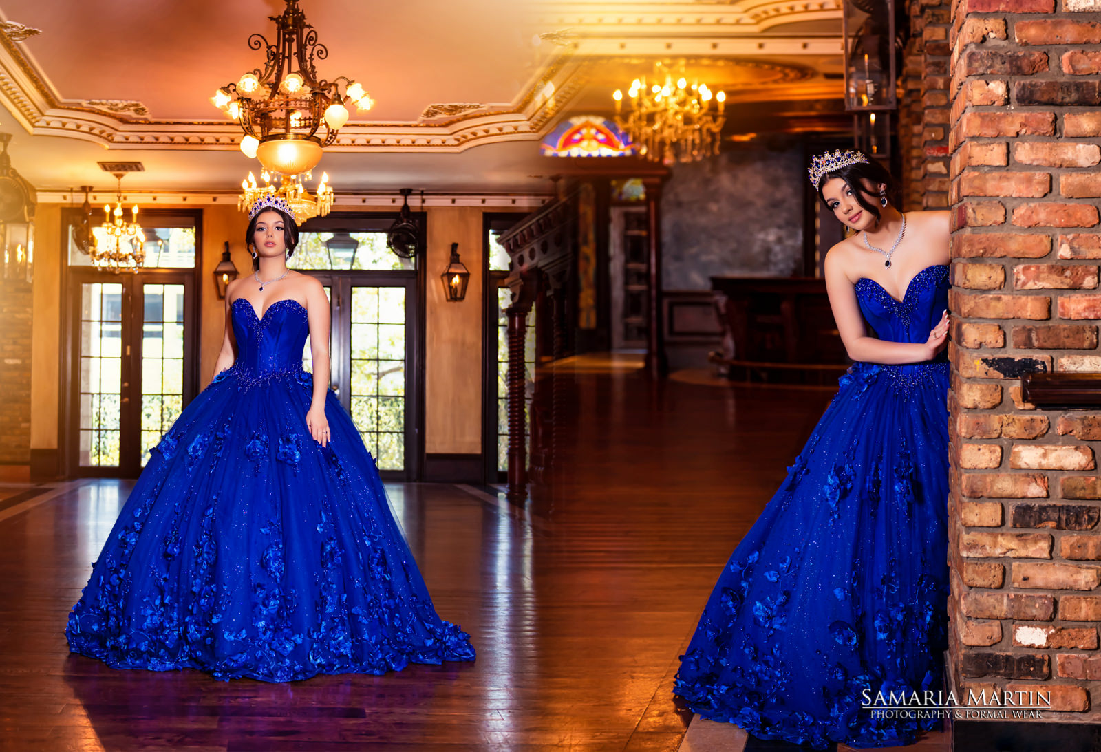Royal blue Quinceañera dresses Moda 2023