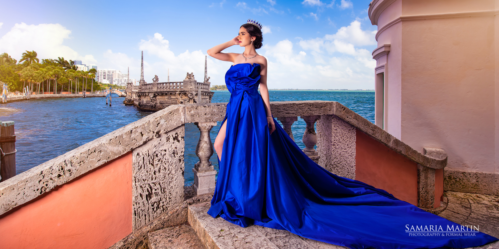 Flying dress dress rental Miami Elegant quinceañera themes