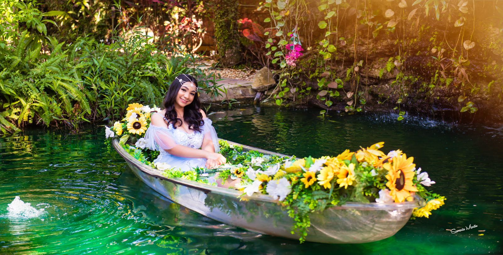 Water dress rental,Miami quince photography ,Quinceanera photoshoot ideas