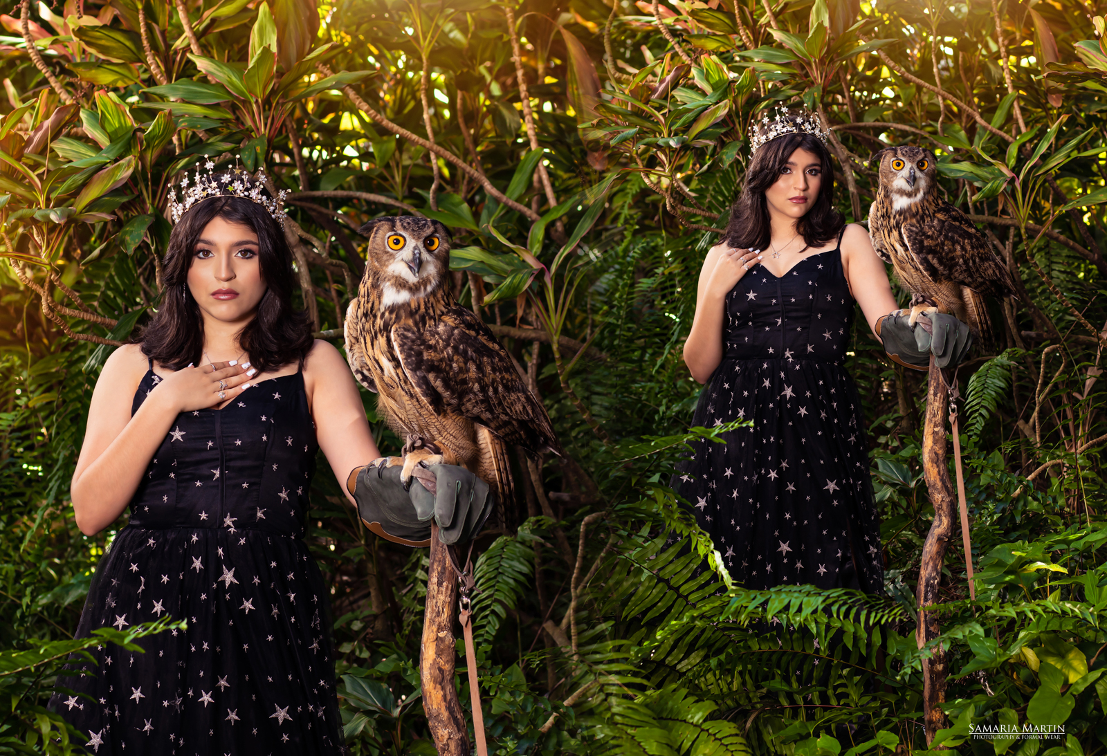 quinceanera with a owl Miami Florida